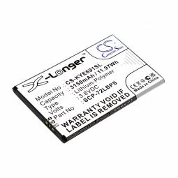 Replacement Kyocera SCP-72LBPS Cell Phone Battery (3.8 Volt, 3150 mAh, Li-Poly)