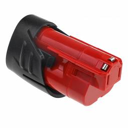 Replacement Milwaukee Power Tool Battery (12 Volt, 2000 mAh, Li-Ion)
