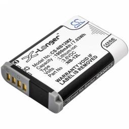 Replacement Canon NB-12L Camera Battery (3.6 Volt, 1900 mAh, Li-Ion)