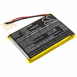 Replacement Safety Vision CE32E Body Camera Battery (3.7 Volt, 2000 mAh, Li-Poly)