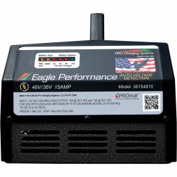 Dual Pro 36V/48V, 15A Golf Cart Battery Charger with SB50 Gray Connector