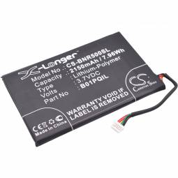 Replacement Barnes & Noble Nook Glowlight E-Book Reader Battery (3.7 Volt, 2150 mAh, Li-Poly)