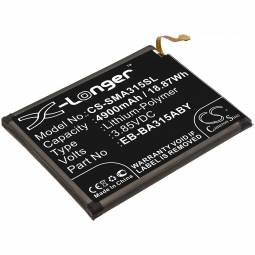 Replacement Samsung Galaxy A31 Cell Phone Battery (3.85 Volt, 4900 mAh, Li-Poly)