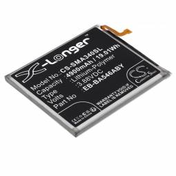 Replacement Samsung Galaxy A34 5G Cell Phone Battery (3.88 Volt, 4900 mAh, Li-Poly)