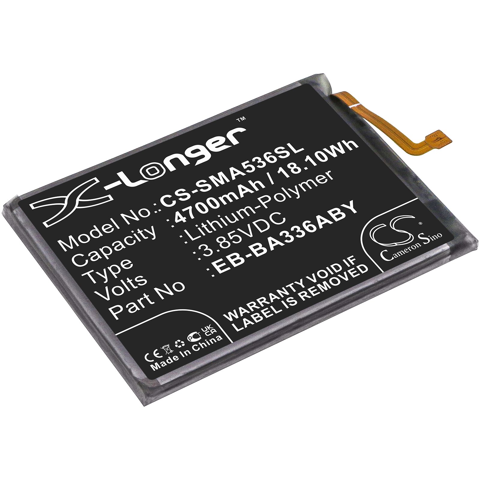 Replacement Samsung Galaxy A53 5G Cell Phone Battery (3.85 Volt