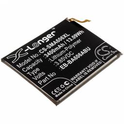 Replacement Samsung Galaxy A60 (2019) Cell Phone Battery (3.85 Volt, 3400 mAh, Li-Poly)
