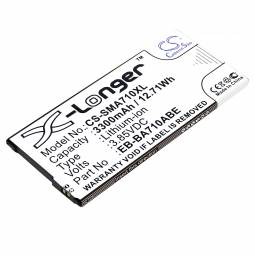 Replacement Samsung Galaxy A7 2016 Duos Cell Phone Battery (3.85 Volt, 3300 mAh, Li-Ion)