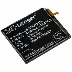 Replacement Samsung Galaxy S20 Fan Edition Cell Phone Battery (3.86 Volt, 4400 mAh, Li-Poly)