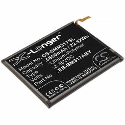 Replacement Samsung Galaxy M31 Cell Phone Battery (3.85 Volt, 5850 mAh, Li-Poly)