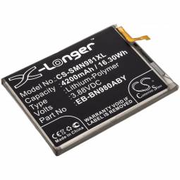 Replacement Samsung Galaxy Note 20 Cell Phone Battery (3.85 Volt, 4200 mAh, Li-Poly)