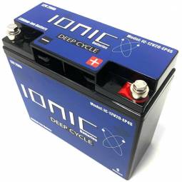 Ionic Lithium 12V 20Ah | LiFePO4 Deep Cycle Battery + Bluetooth