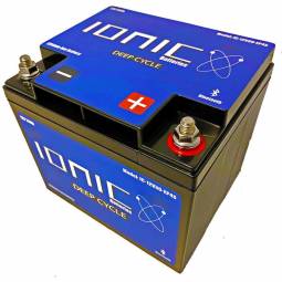 Ionic Lithium 12V 30Ah LiFePO4 Deep Cycle Battery with Bluetooth