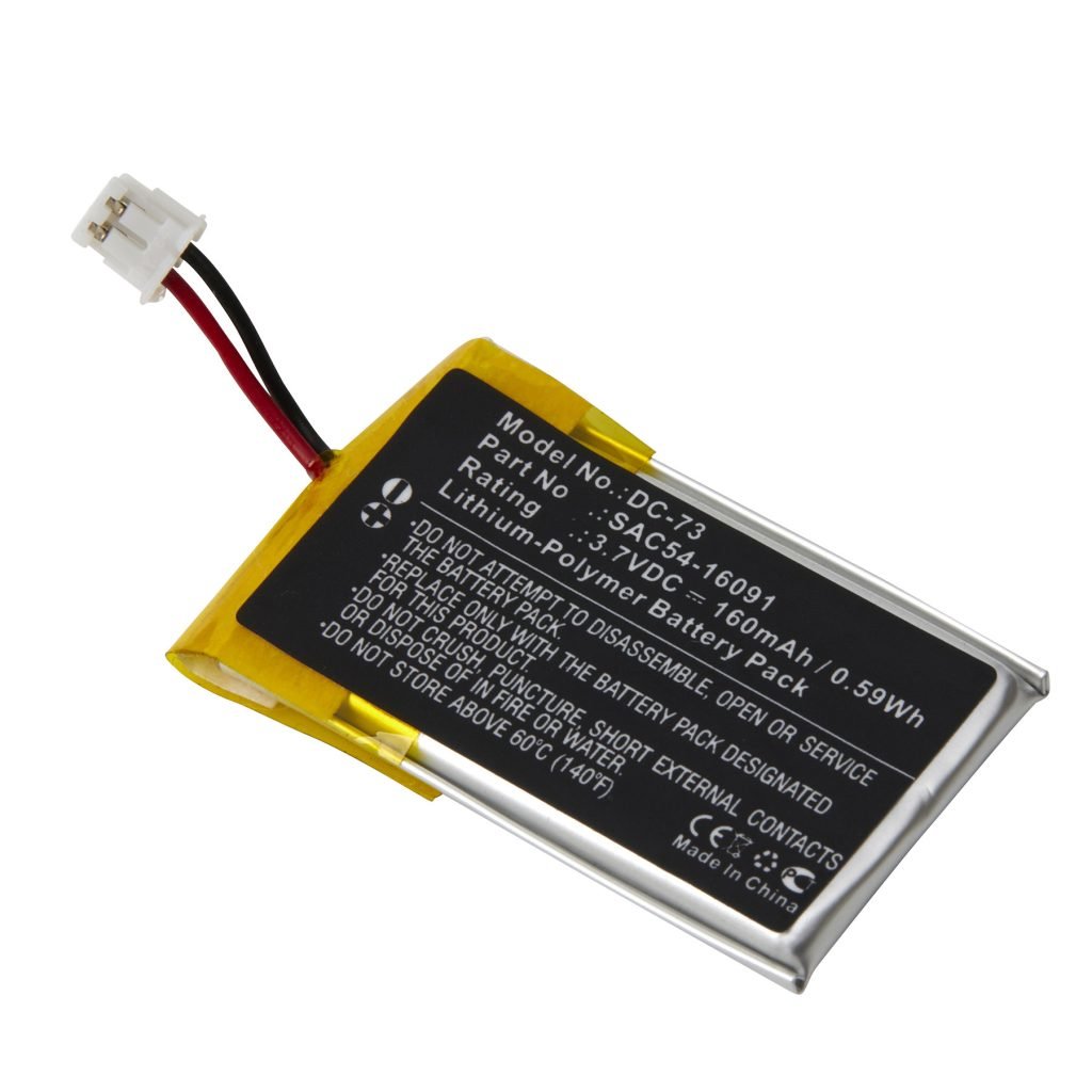 Replacement Battery For SportDog SBC-R Bark Collar - 3.7V 160mAh Li-Polymer, Compatible With SAC54-16091