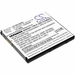 Replacement Zebra BT-0000424A Barcode Scanner Battery (3.85 Volt, 4100 mAh, Li-Poly)