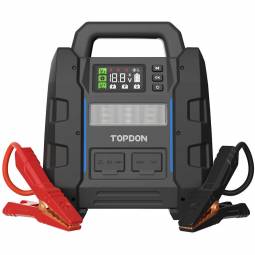 Topdon V4500PLUS 2-in-1 4500 Peak Amp Jump Starter & Battery/System Tester