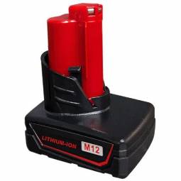 Replacement Milwaukee M12B-D172 Power Tool Battery (12 Volt, 5000 mAh, Li-Ion)