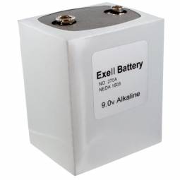 Exell 276 Industrial 9 Volt Alkaline Battery