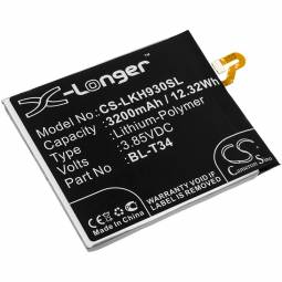 Replacement LG BL-T34, EAC63538921 Cell Phone Battery