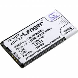 Replacement Nokia BV-5S Cell Phone Battery