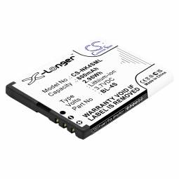 Replacement Nokia BL-4S Cell Phone Battery