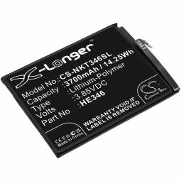 Replacement Nokia HE346 Cell Phone Battery