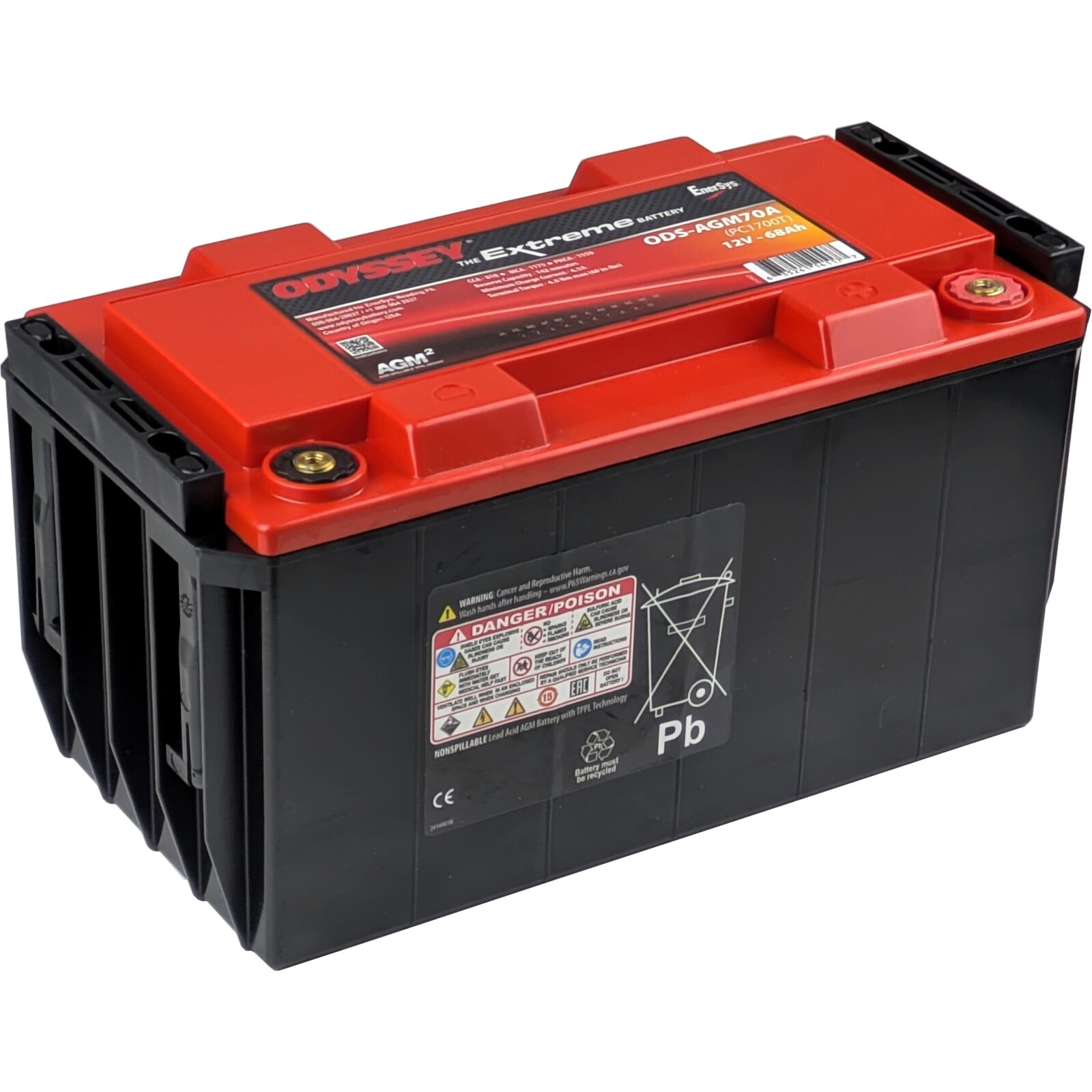 Odyssey Extreme PC1700 Deep Cycle Battery - 12 Volt 68 Ah