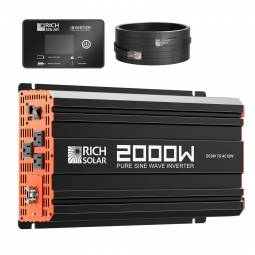 Rich Solar NOVA PURE MAX 2K 2000-Watt 24-Volt Pure Sine Wave Power Inverter