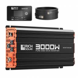 Rich Solar NOVA PURE 3K 3000W 12V Pure Sine Wave Power Inverter