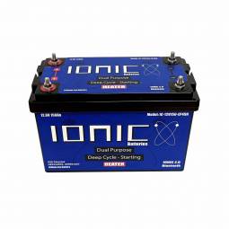 Ionic Lithium 12V 150Ah LiFePO4 Dual Purpose Starting & Deep Cycle Battery with Heater