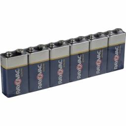 Rayovac 9 Volt Alkaline Batteries - 6 Pack