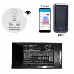 Replacement EXFO 01WQ0037-19 Survey Test Equipment Battery