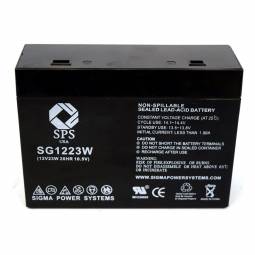 12 Volt 23 Watt Sealed Lead Acid Rechargeable Battery