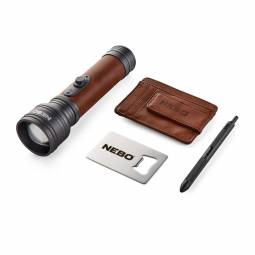 NEBO Classic Collection - Flashlight, Wallet, Pen, and Bottle Opener