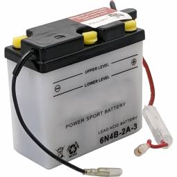 6N4B-2A-3 Dry Charge Battery: Acid Required
