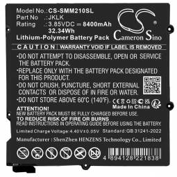 Replacement Sunmi M2 Max Tablet Battery
