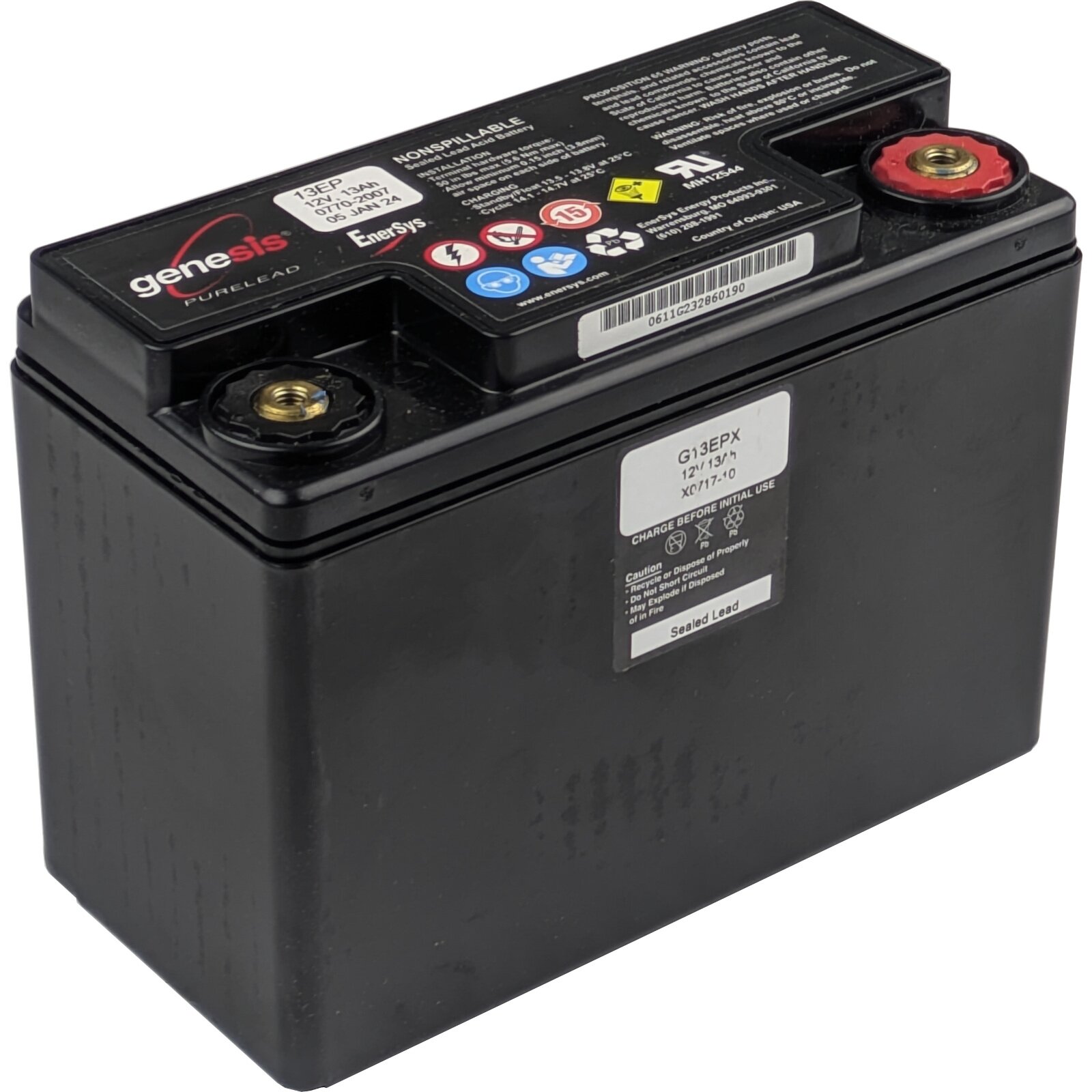 Genesis EP 12 Volt 13 Ah Battery | Pure Lead AGM Battery