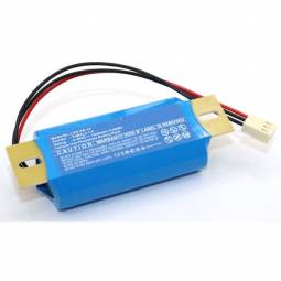 Replacement Streamer Emergency Light Battery - 6.4V 1500mAh LiFePO4