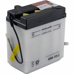 6N6-1D-2 Dry Charge Battery: Acid Required