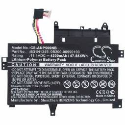 Replacement Asus B31N1345 Laptop Battery (11.4 Volt, 4200 mAh)