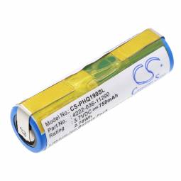 Replacement Philips 036-11290 Cordless Razor Battery (3.7 Volt, 750 mAh)