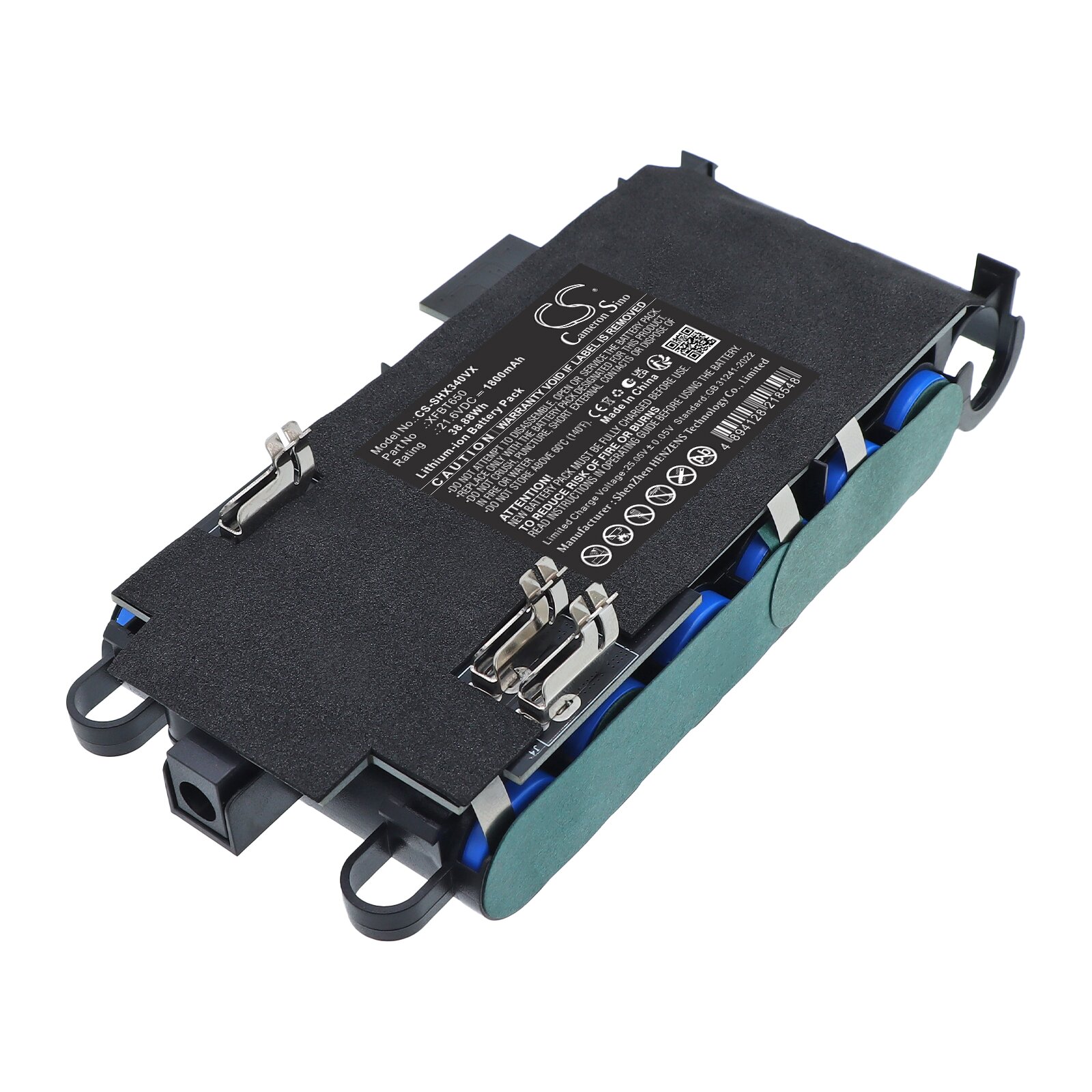 Replacement Shark XFBT650 Battery for IX140H & IZ340H | Battery Mart