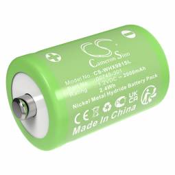 Replacement Wahl 00745-301 Cordless Razor Battery (1.2 Volt, 2000 mAh)