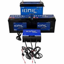 Ionic Lithium 24V LiFePO4 Bass Boat Bundle | Trolling Motors and Starter Batteries