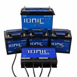 Ionic Lithium 36V LiFePO4 Bass Boat Bundle | Trolling Motors and Starter Batteries