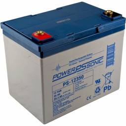 12 Volt 35Ah AGM Sealed Lead Acid Rechargeable Battery with M6 Insert Terminals