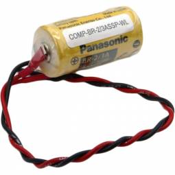 Panasonic BR-2/3ASSP 3V Lithium Battery with Wire Leads