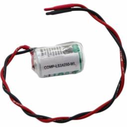 Compatible 3.6V 1/2 AA Lithium Battery with 6" Wire Leads