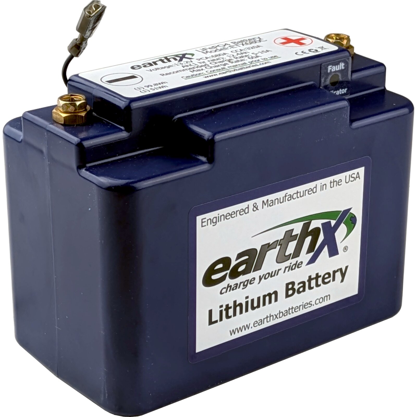EarthX ETX680C Lithium Aircraft Battery | Battery Mart