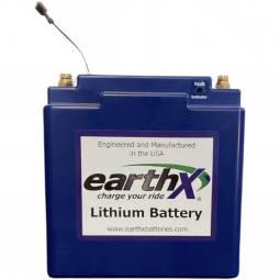 EarthX ETX900-24 24-28V Lithium Battery for Experimental Aircraft with 80 Amp Alternator or Less