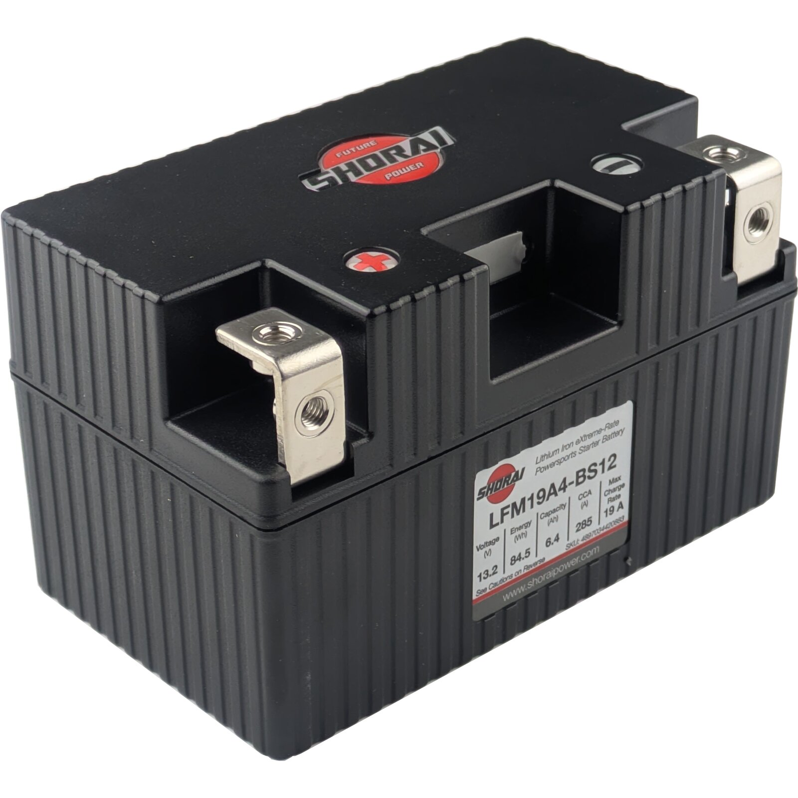 パーツ SHORAI LFX19A4-BS12 Shorai LFM19A4-BS12 Lithium-Iron Powersport Battery with BMS